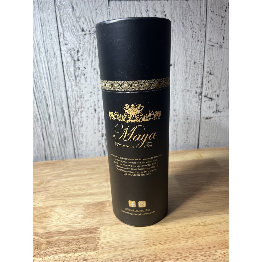 Wall Glass Tea Infuser‎ Bottle Travel Tumbler with